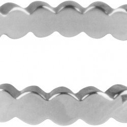 Charmins ring basic crown steel R700, Maat 19 - 4002625