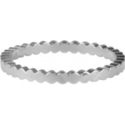Charmins ring basic crown steel R700, Maat 19 - 4002625